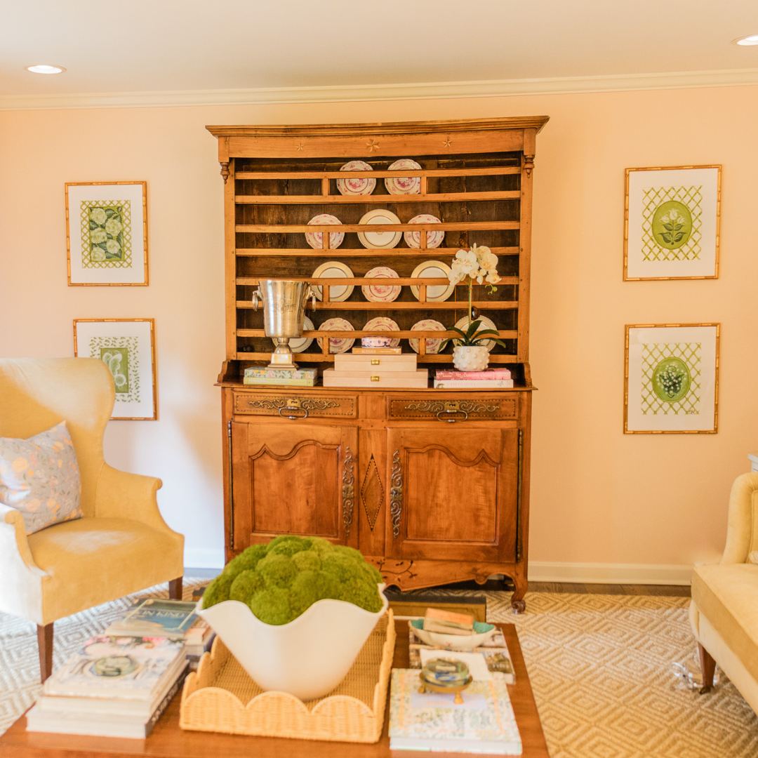 Tennis House Butterfly En Vert Art Print