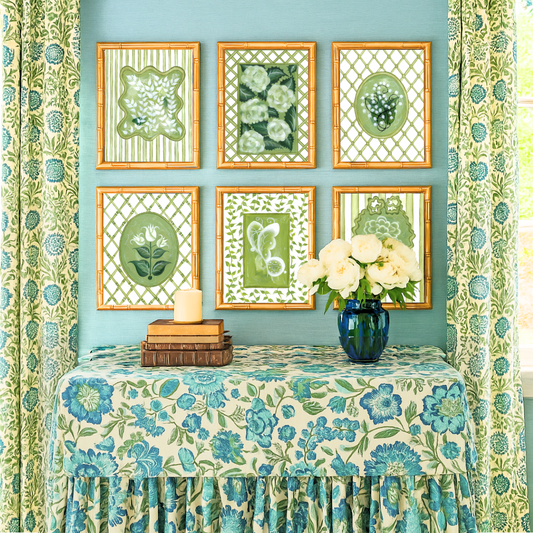 En Vert Botanical Prints Set of Six