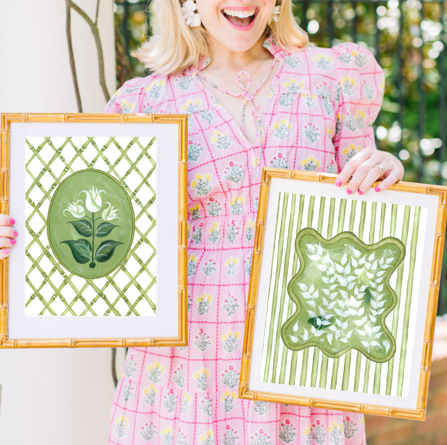 En Vert Botanical Prints Set of Six