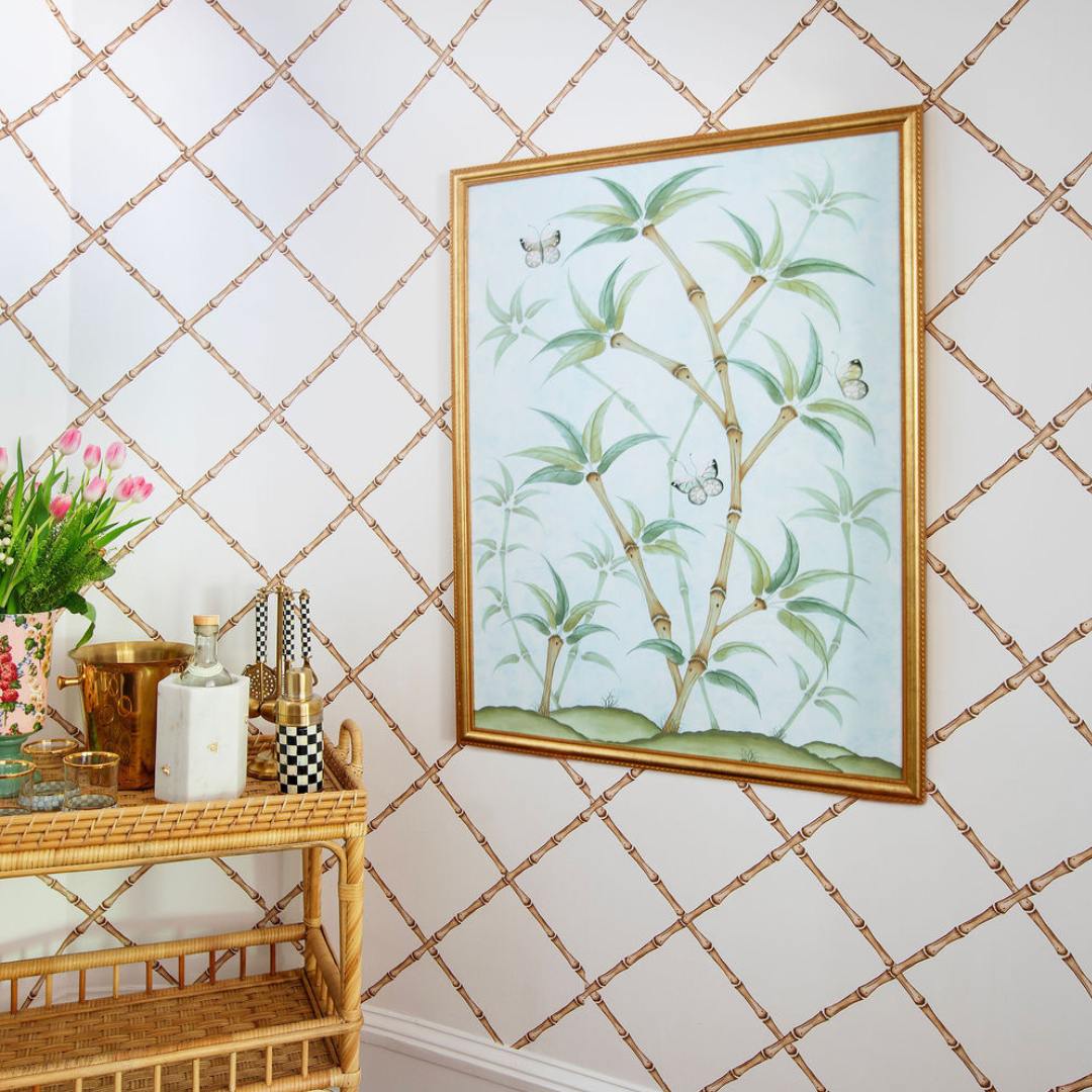 Chinoiserie Panel Print Pair | Bamboo En Fleur