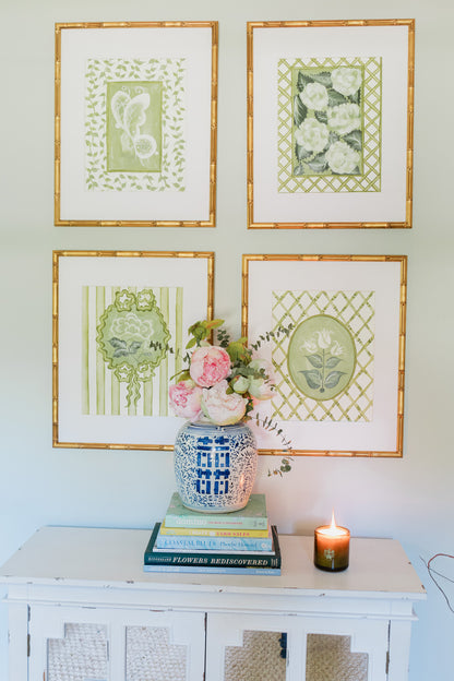 Tennis House Butterfly En Vert Art Print