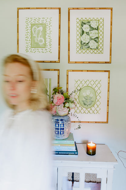 Tennis House Butterfly En Vert Art Print