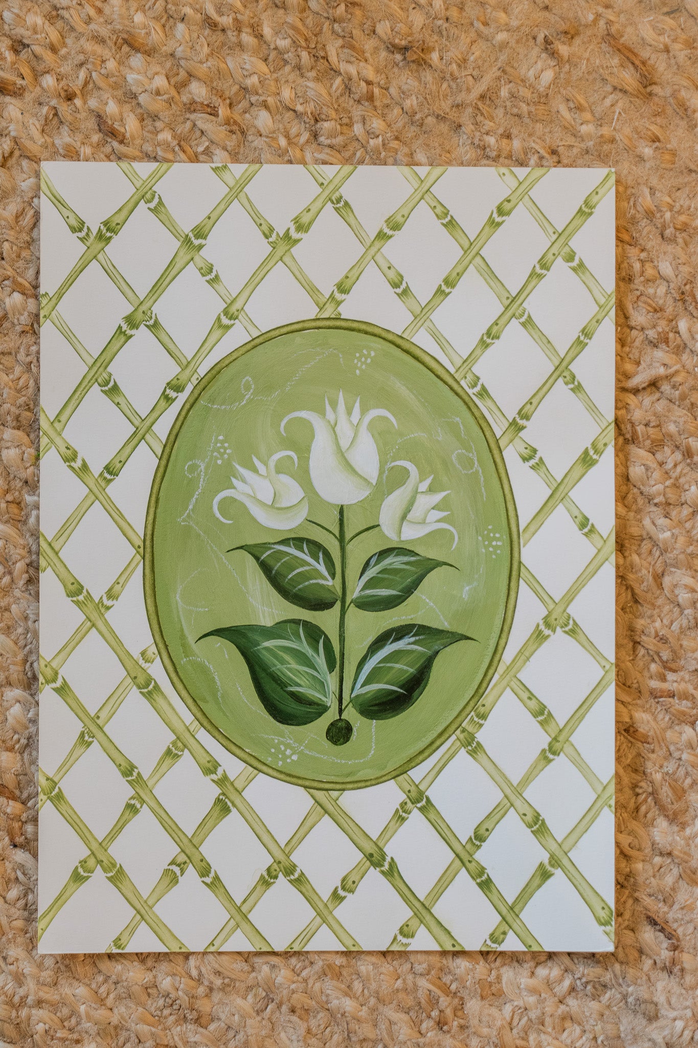 Original French Tulips En Vert (11x14)