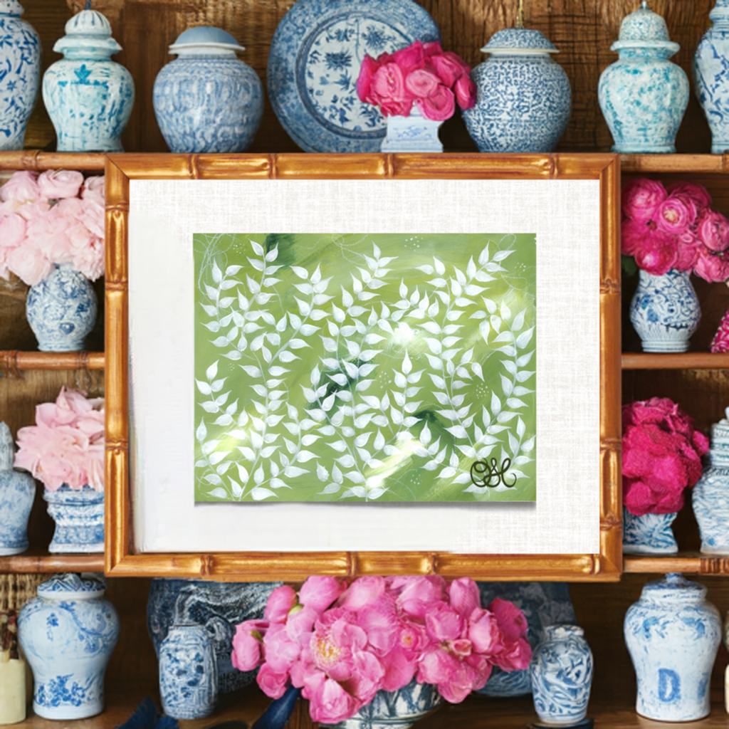 Chinoiserie Abstract En Vert Art Print – Oh So Lovingly - Fine ...