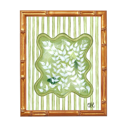Chinoiserie Tourbillon En Vert Art Print