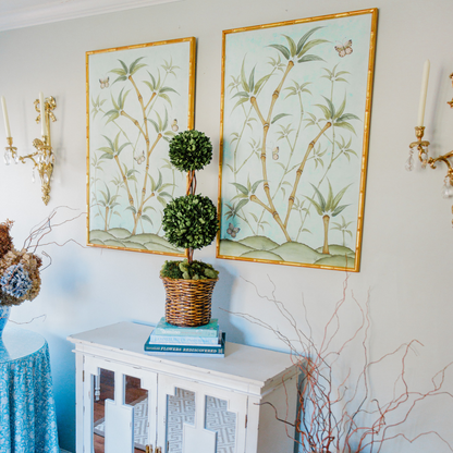Chinoiserie Panel Print Pair | Bamboo En Fleur