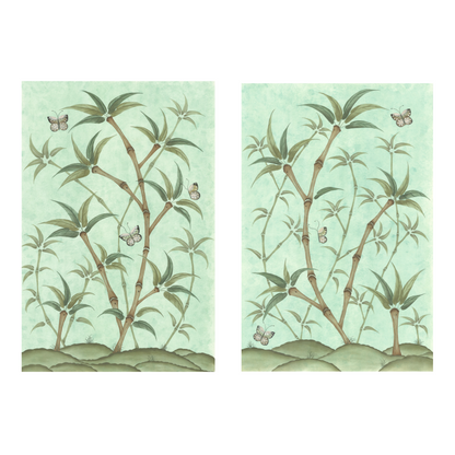 Chinoiserie Panel Print Pair | Bamboo En Fleur