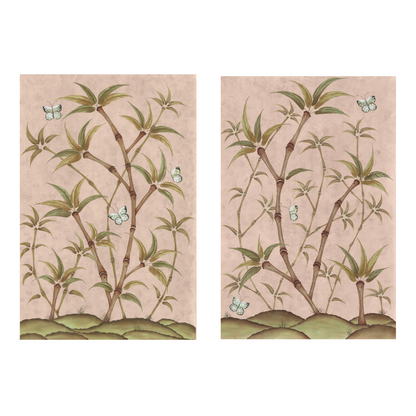 Chinoiserie Panel Print Pair | Bamboo En Fleur