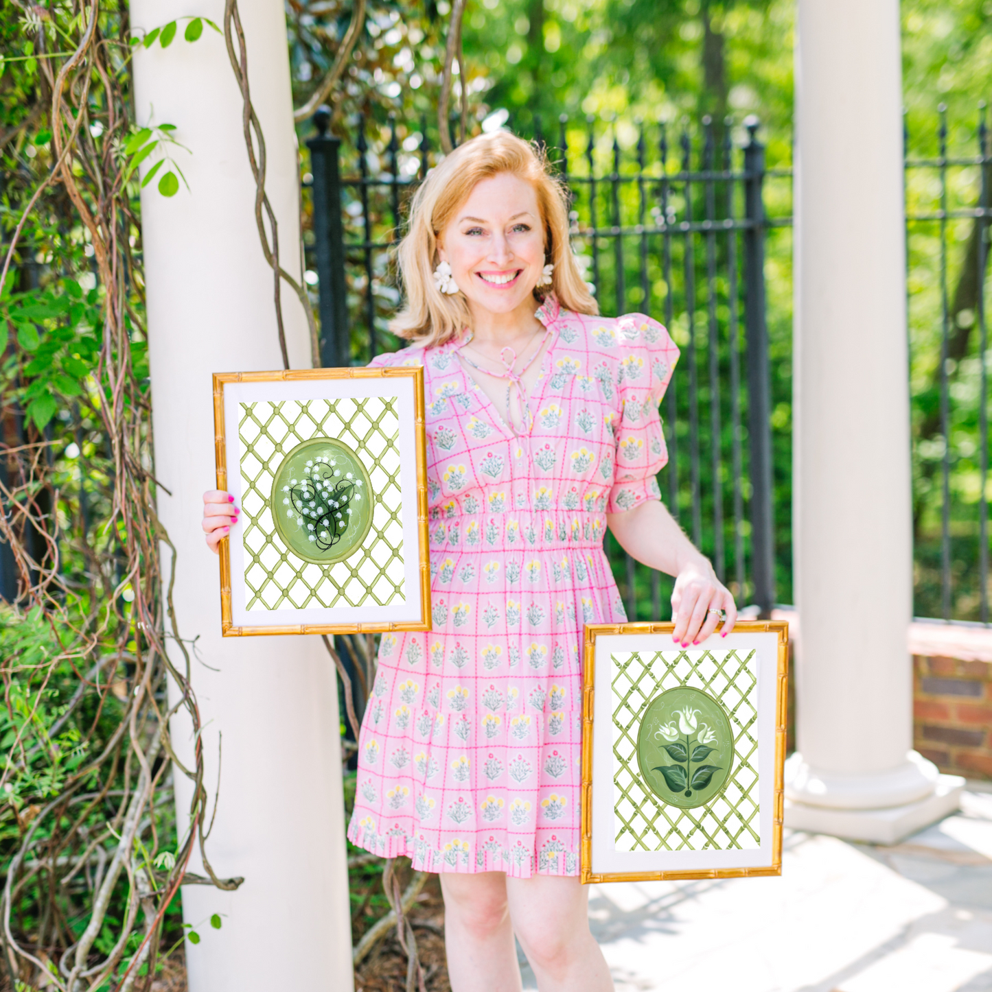 En Vert Botanical Prints Set of Six