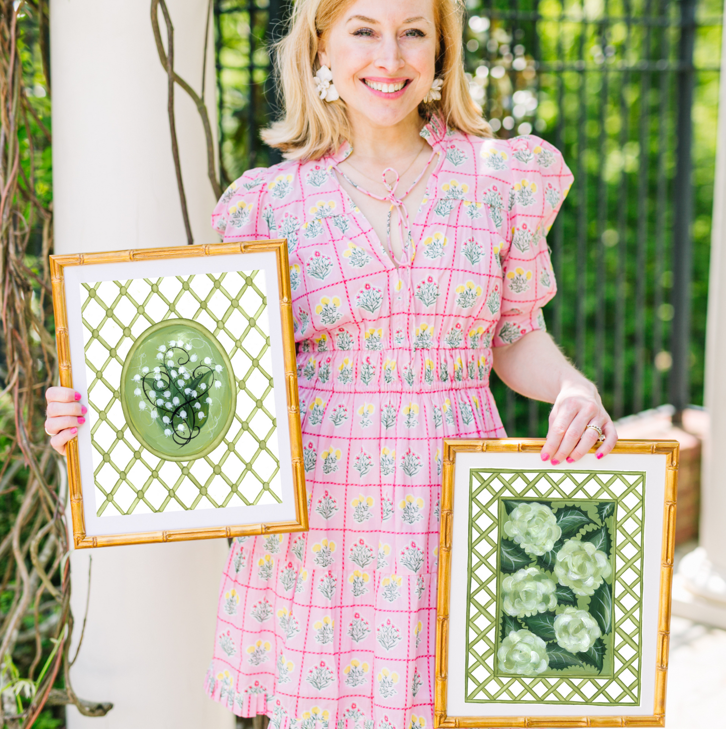 En Vert Botanical Prints Set of Six